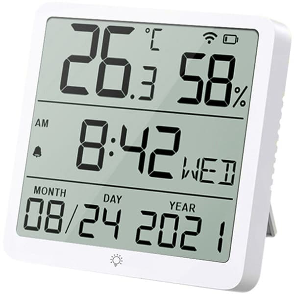 Smart klokke med temperatur- og fuktighetssensor