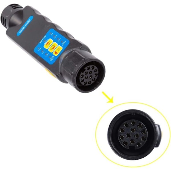 13-polet Trailer Tester, 13-polet Biltrailer Tester, 12V Trailer 13-polet Tester Lys Ledningsforbindelse Diagnostiske Værktøjer (13-polet Trailer Tester)