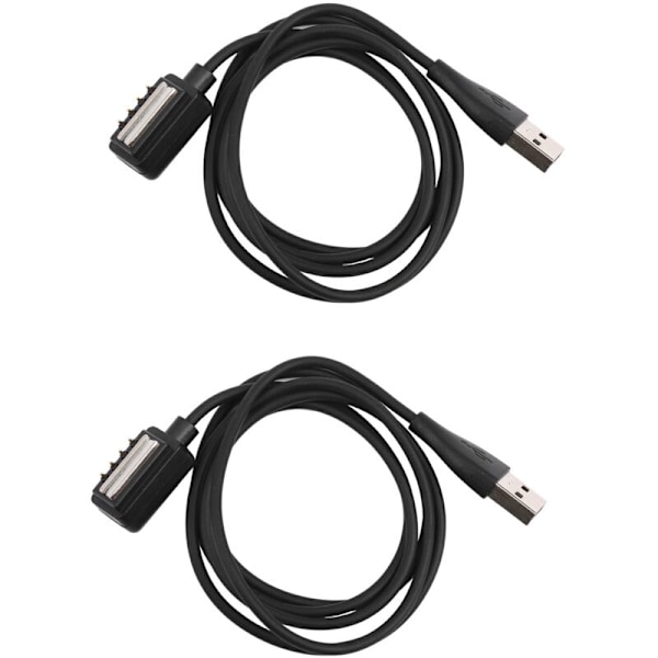 2 st 1m USB Laddningskabel Laddningsdocka för Sportklocka