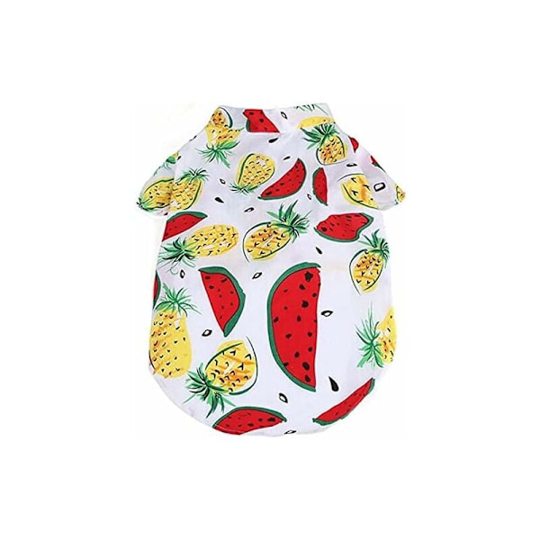 Havaijin koirapaidat (valkoinen ja punainen-L)-