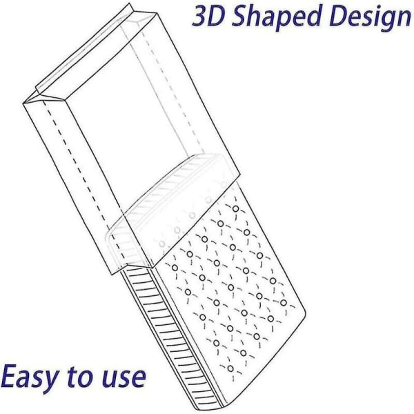 Vandtæt madrasbeskytter, madrasbeskytterbetræk, plastikopbevaringsposer,