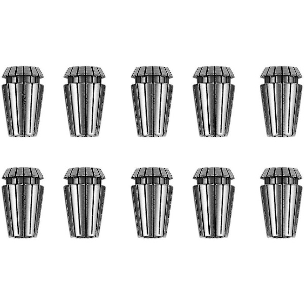 10 stk ER16 Kollettchuck + Motoraksling 8mm Forlengelsesstangbrakett