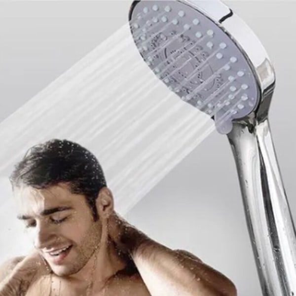 5 Function Shower Head with 5ft Hose, No Drilling, Aluminum Seat, Portable Shower Sprayer for Bathroom