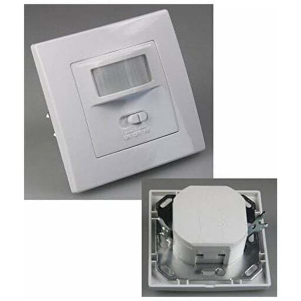 160° innfelt bevegelsessensor veggbryter for LED, halogenpærer--