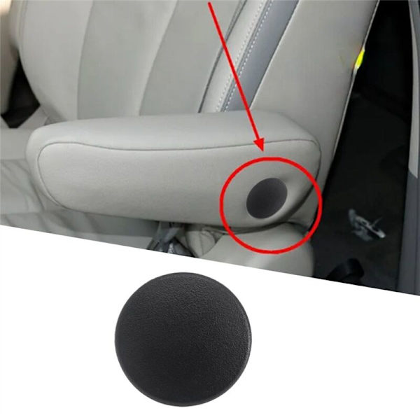 För Sienna 2010-2019 Center Row Seat Armrest Cover Round Screw Hole 72848-08020