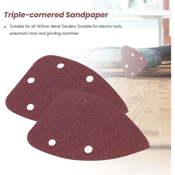 30 st 60 80 120 Grit Sandpapper Sandpapper för Black and Decker Sander