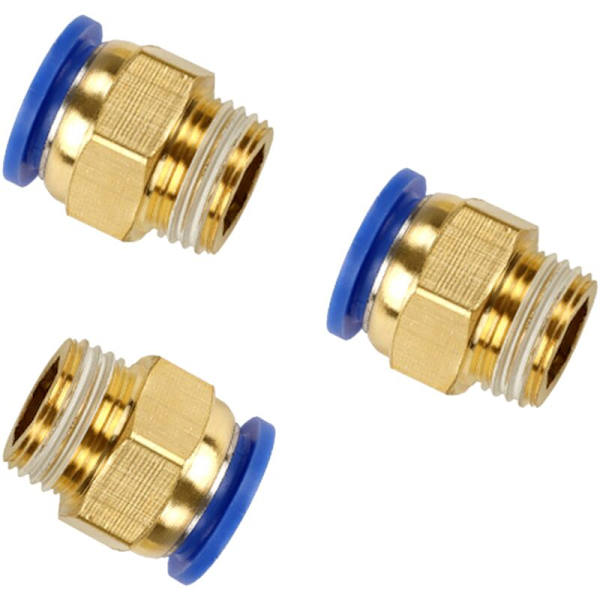 PC pneumaattinen ilma 10 mm 8 mm 12 mm 6 mm 4 mm letku 1/4 tuuman BSP 1/2 tuuman 1/8 tuuman 3/8 tuuman uroskierre ilmanippiliitin PC10-02