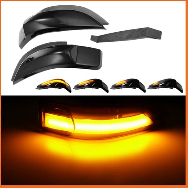 4X Bil LED Dynamisk Bakspejl Lys Blinklys Indikator til Yaris XP130