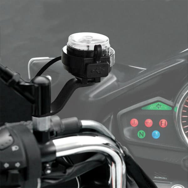 Motorcykel Kompass Laddare USB Navigation Vattentät Laddning