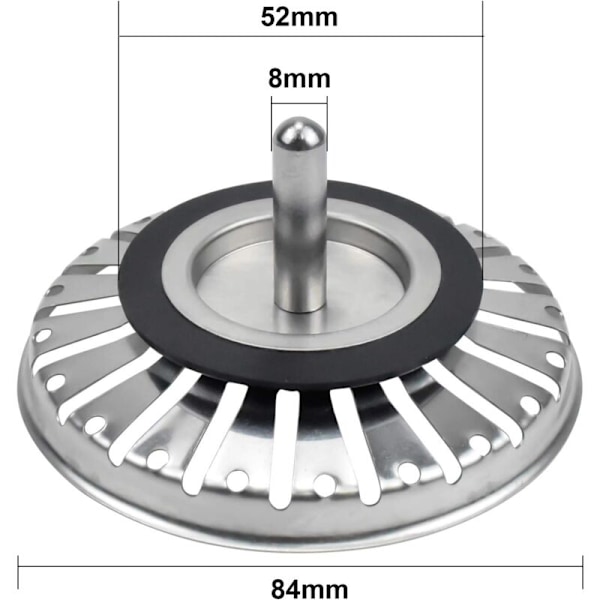 Manuell diskbänkssil med diameter 84 mm