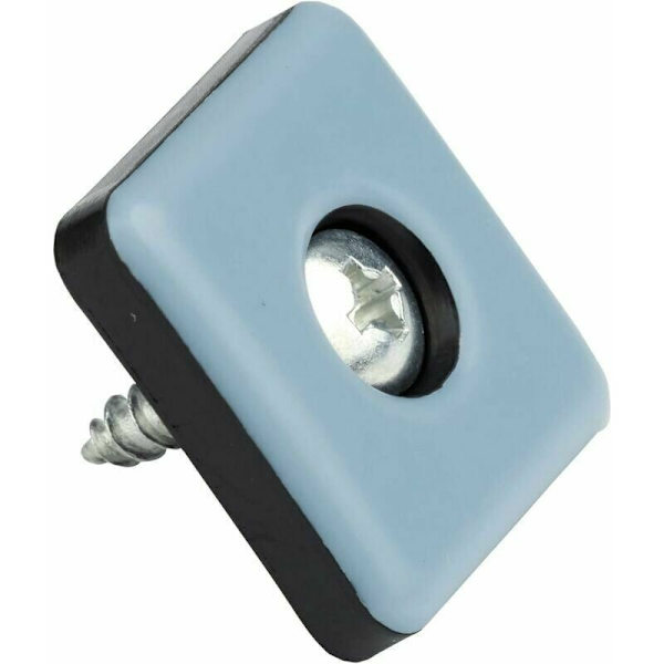 Teflon Möbelglider med Skruvar │ 20 Stycken │ Fyrsidigt │ 40 x 40 Mm │ Golvskydd │ Ptfe Glider │ Teflon Glider