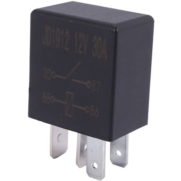 5 x 30A AMP 12V 4-bens SPST Bilrelæ Kit til Blæser Brændstofpumpe
