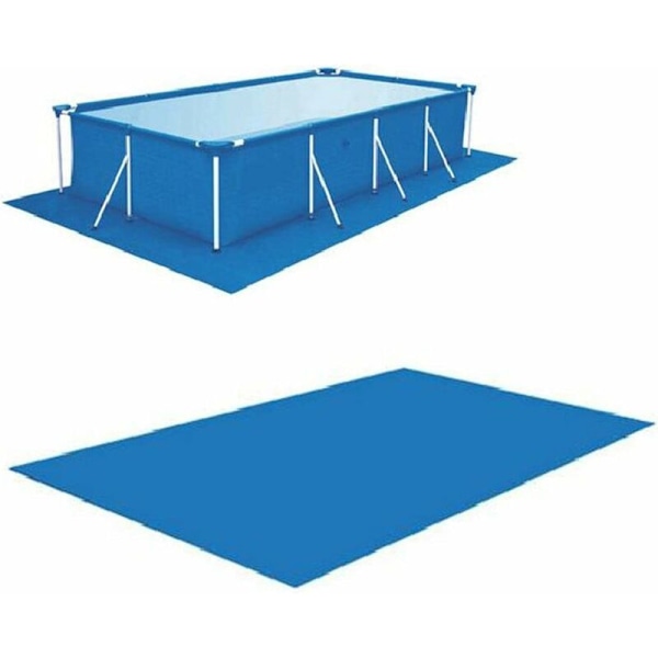 Rektangulär Poolmatta, Kvadratisk Poolmatta, Rektangulär Poolmatta, Vikbar Markduk för Rampool, Barnpool, Badtunna
