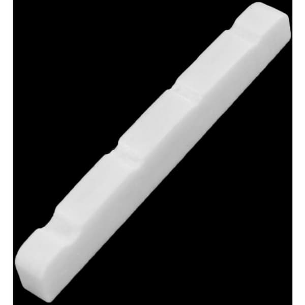 Bass Nut for Pre-Slotted Flat Bottom for JB Precision Bass 4-String Strings, 38X3.5X5 / 4.5Mm