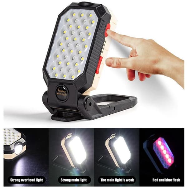 Campinglys LED-kabellys Multifunksjonelt campinglys Nattlys, Liten rund lampe