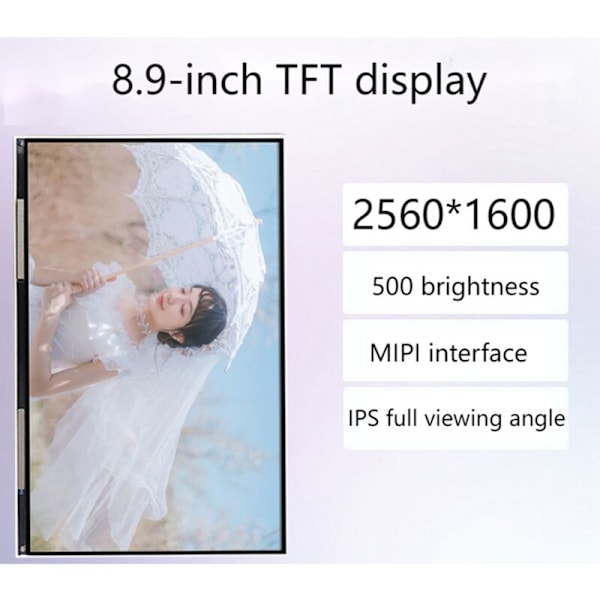 8,9 tommer 2560X1600 opløsning HD IPS LCD-skærm, TFTMD089030, til Slash C / Slash 2 3D-printer
