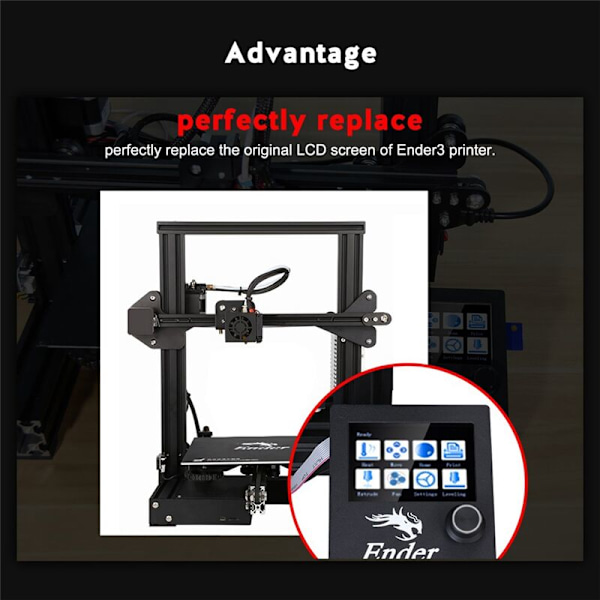 TFT35 E3 V3.0 Touch Screen 12864 WIFI Modul LCD Display til SKR Mini E3 V3.0 Octopus Pro Ender3 CR10 3D Printer