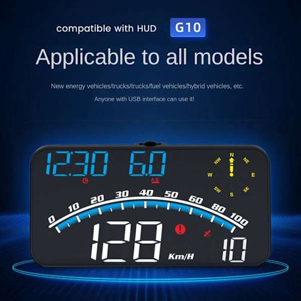 Car HUD Head Up Display G10 Universal Car Supplies GPS