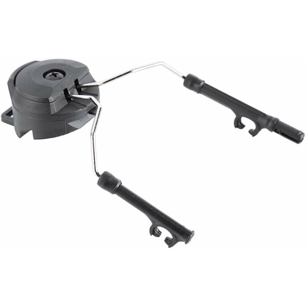 Earmor, Taktisk Hjelm Skinne Suspensjon Hjelm Brakett, 2 stk Plast + Stål Hjelm Bue Adapter Hjelm Brakett Jakt Ørepropper Venstre Og Høyre Side A