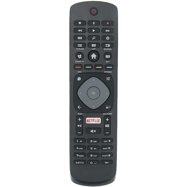 Fjernbetjening erstatning til Philips 4k Uhd Hdr Ambilight Smart TV 43pus6262 49pus6262 50pus6262 55pus6262 65pus6262
