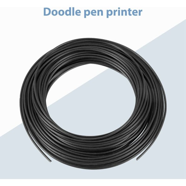 10M ABS 3D 1,75 mm Printer Filament til Scribble 3D-printere - Sort