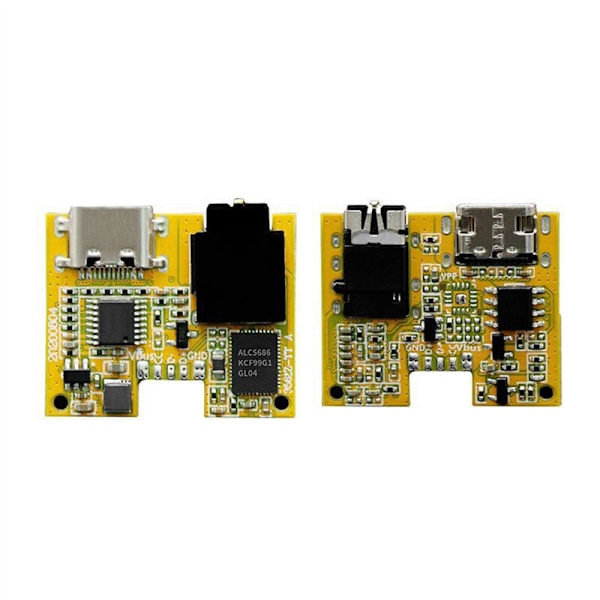 Typ-C digital ljudadapter 3.5LDR6023 + ALC5686 Lyssna på låtar Laddning 2 i 1 Digital ljudavkodning Kretskort PCBA-modul