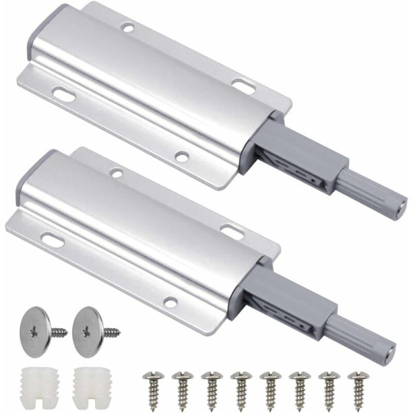 Dörröppnare Magnetisk Fångst Skåpsmagnet Dörrstängare Tryckfång Stark Tryck för att Öppna Dörr Magnetiskt Lås Lådor Tryck Dörröppnare Möbeldörr Cush