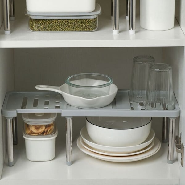 Retractable Kitchen Shelf Multi-Purpose Layered Storage Spice Rack