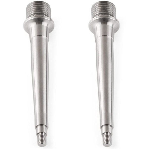 2 stk. 93 mm titanium/Ti fodpedaler/fodaksler, der understøtter titanium akselpedal i titaniumlegering