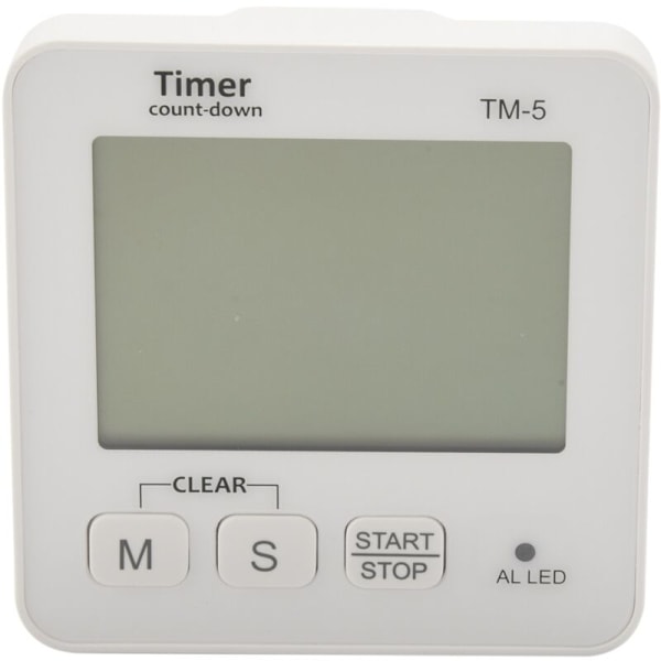 1 stk LCD Digital Bordmagnet Alarmklokke DIY Kjøkken Matlaging Ovn Timer Stor Elektronisk Skjerm