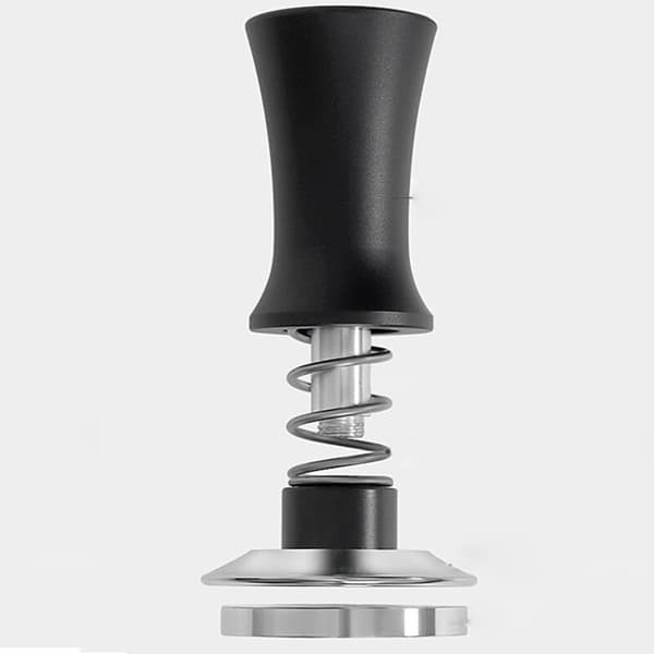 58mm Säädettävä kahvi Tamper Graduated 30 Lb Espresso Spring Calibration Tamper Flat Threaded Base