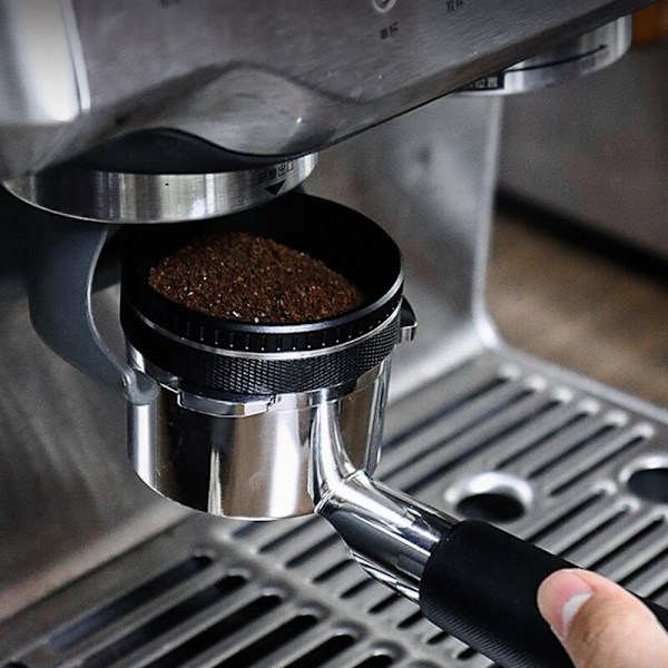 Kaffe Doseringsring - Kaffe Filter Udskiftningsring Sølv Magnetisk Kaffe Doserings Tragt 58mm