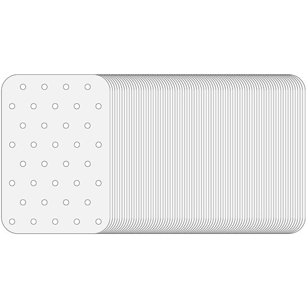 100 st frityrpapper, luftfritös pergamentpappersfoder för Ninja Foodi DZ201 Dual Air Fryer, DZ401 Air Fryer foderpapper