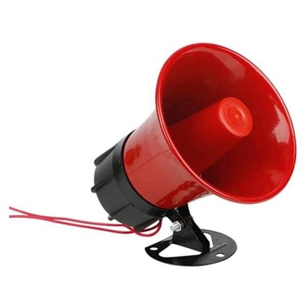 Siren Ljudgivare, 220V Hög Effekt 30W, 130 Decibel, Lång Räckvidd, Lätt att Använda, med Fäste för Hem Säkerhetslarmsystem