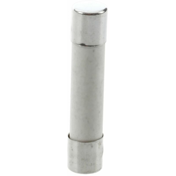 10 stk. AC 250V 15A 6x30mm Hurtigblæsende Cylindriske Keramiske Rørsikringer Hvid+Sølv