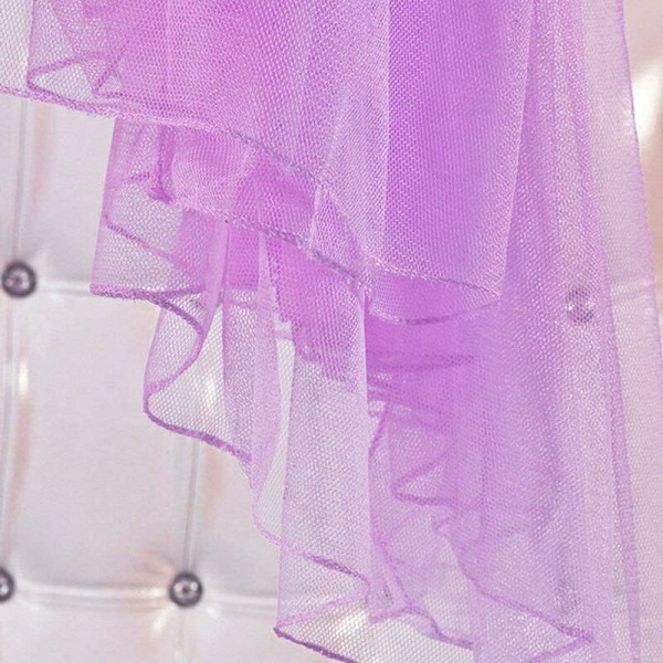 Hyttysverkko, Hyttysverkko Yhdelle Ja Kahdelle Vuoteelle, Suuri Hyttysverkko, Helppo Ja Nopea Asennus (Violetti)