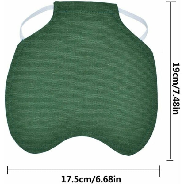 3PCS Husdjursväst, Kycklingkläder, Fjäderfä Hönsadel Förkläde, Justerbar Kycklingväst Fjäderskyddshållare Grön
