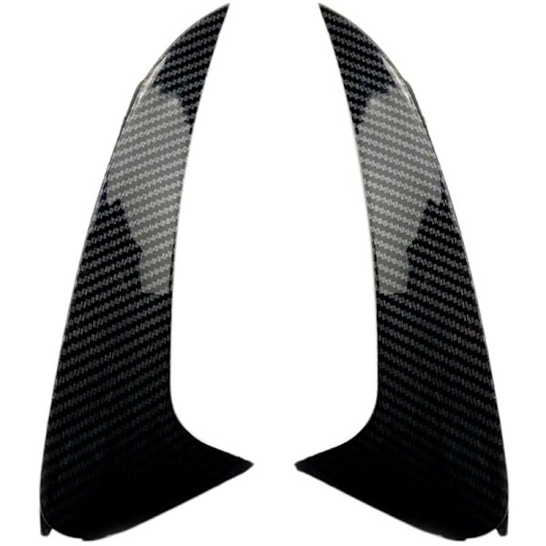 Bakre Canard Spoiler Vent Trim Fiber Bumper Splitter för Class W218 CLS250 CLS400 CLS500 14-17