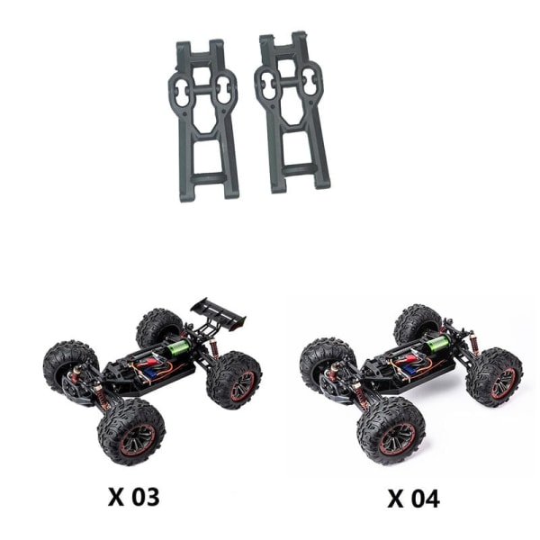 Taka-heilurivarsi XLF X03 X04 X-03 X-04 1/10 kuorma-auton varaosat lisävarusteet kauko-ohjattava autoharja