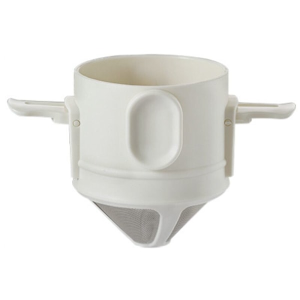 Rustfrit Stål Kaffemager Stativ Maskine Genanvendelig Foldbar Kaffe Filter til Køkken Husholdning, B