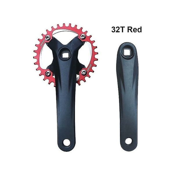 M89d Cykelvevparti Mtb 104bcd Mtb Vevarm 170mm Vevarmar För Cykel 30t 32t 34t 36t 38t 40t 42t Cykelkedjehjulsdelar R32t