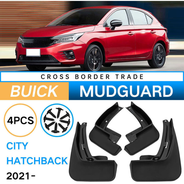 Stänkskydd för City Hatchback 2021 - Bilskärmar - Stänkskydd - Stänkskydd - Stänkskydd - Yttre skydd