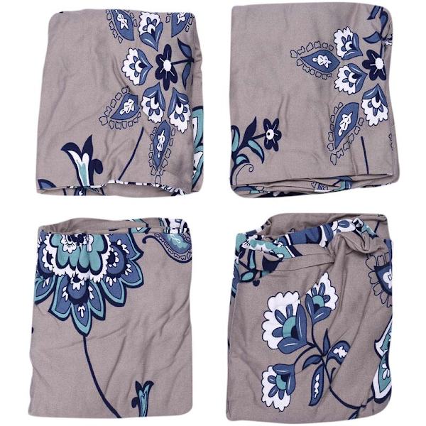 Stolskydd för matsal, hotell, bröllop, ceremoni, 4-pack (Beauty Flower)