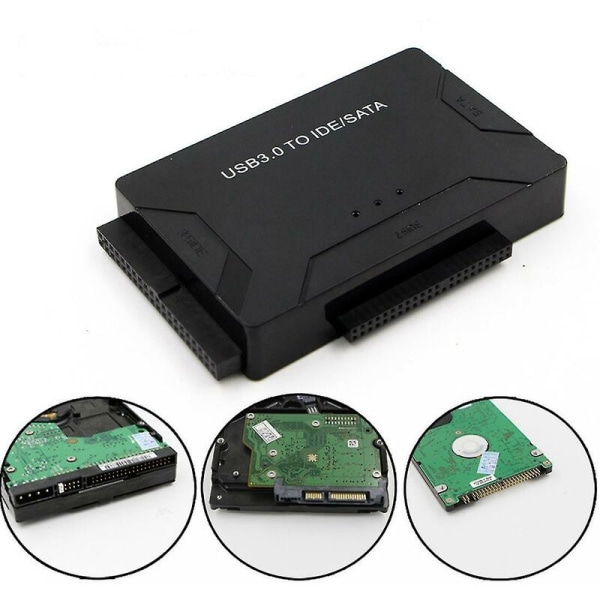 Sata til USB IDE-adapter USB 3.0 2.0 Sata3-kabel for 2,5 3,5 tommers HDD Ssd-konverter IDE Sata-adapter
