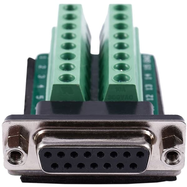DB15, VGA D-SUB 15-pin terminaladapter PCB breakout-kort