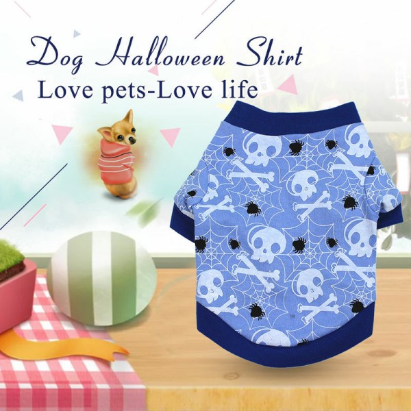 Halloween-koiran paita, lemmikkieläinten T-paita, Xs