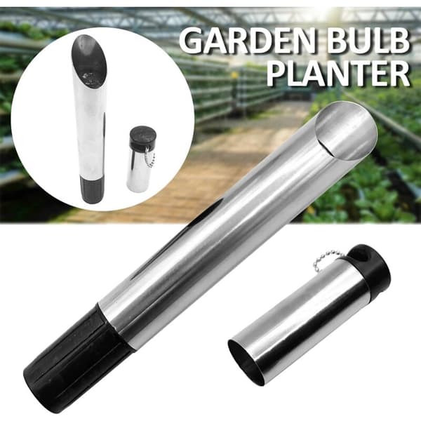 Rustfrit stål haveplanter til løgplanter - Haveplanter til løgplanter - Transplanterværktøj - Hulgraver - Stanser til planter