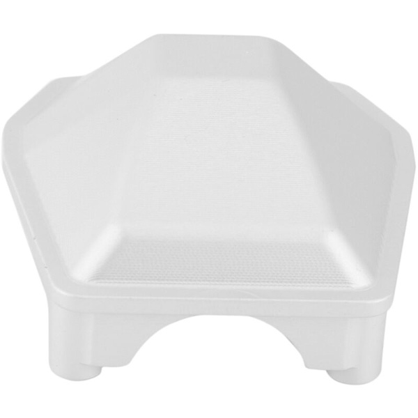 Metall bakakseldekselhus for Axial SCX6 AXI05000 1/6 RC bil oppgraderingsdeler tilbehør, sølv