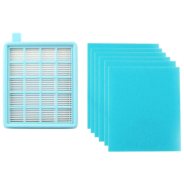 7 stk/pakke støvsuger HEPA-filtre FC8515 FC8516 FC8517 FC8470 FC8471 FC8630 FC8631 FC8632