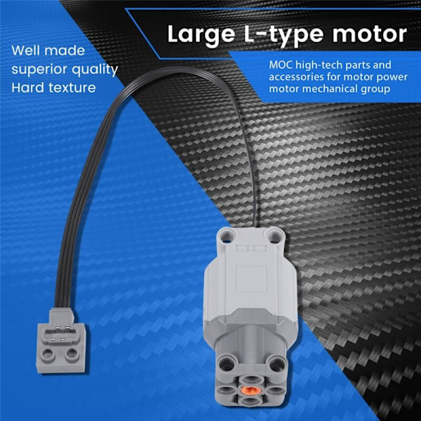 Tekniske dele Konstruktion Motor Motor L-Motor 88003 til elektriske funktioner Konstruktion Samling Legetøj Del